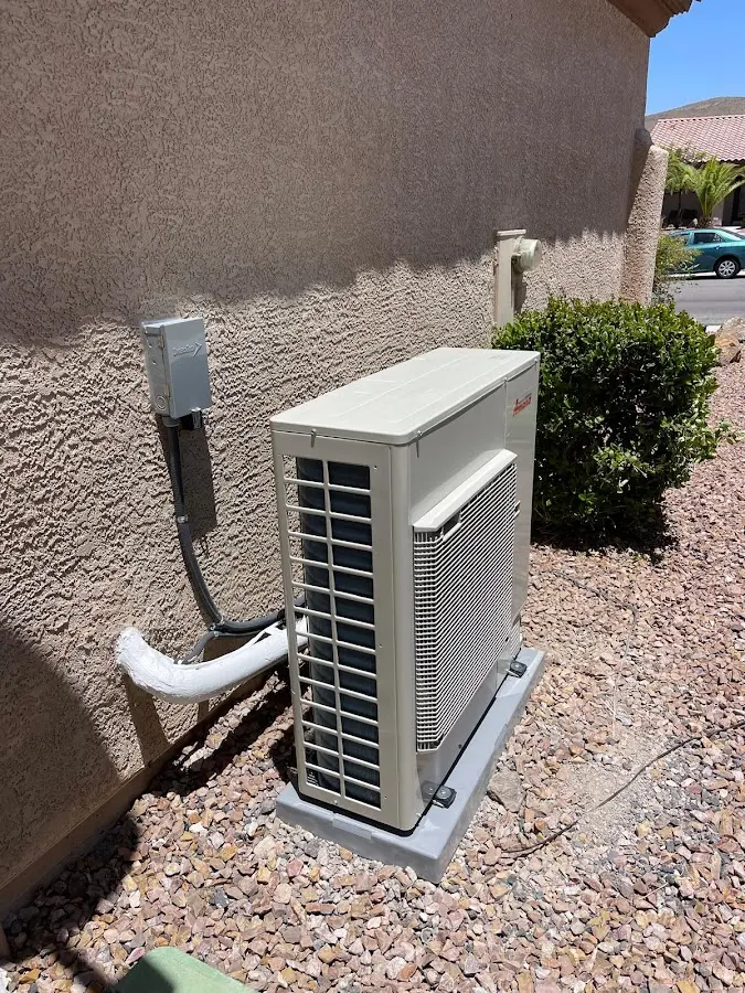 Residential air conditioning condenser unit in Lone Tree